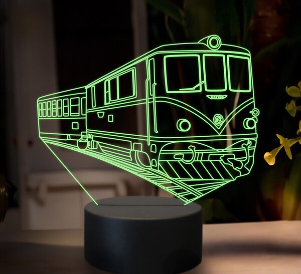 Beling 3D lampa, Motorový rušeň T47, 16 farebná SXR7