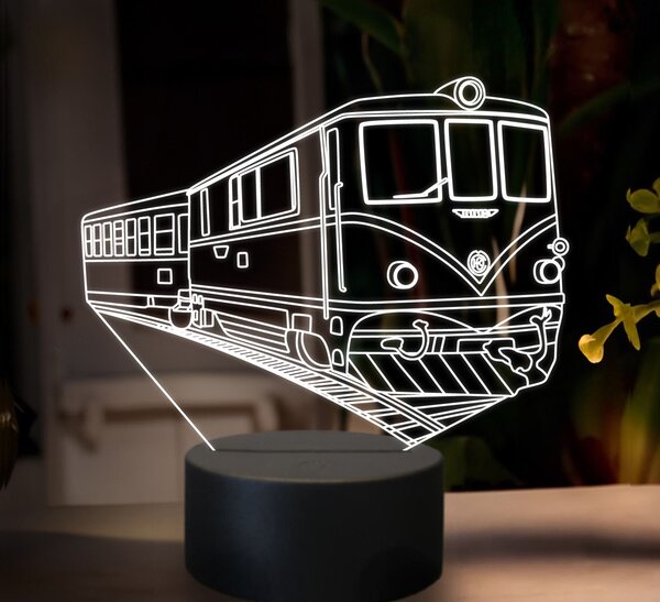 Beling 3D lampa, Motorový rušeň T47, 16 farebná SXR7