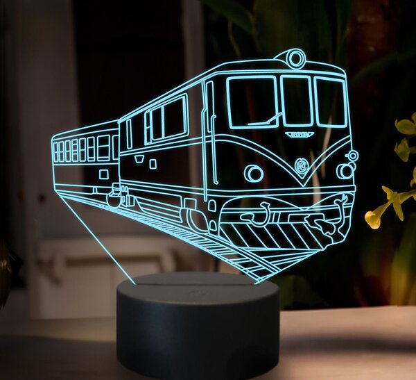 Beling 3D lampa, Motorový rušeň T47, 16 farebná SXR7