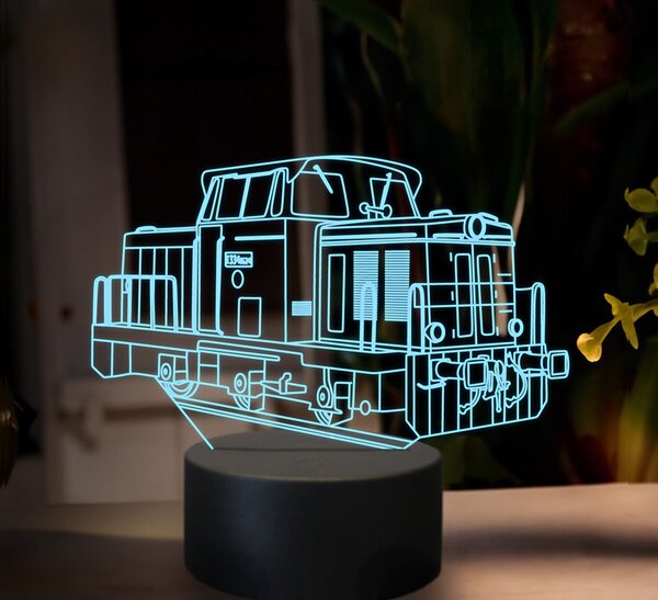 Beling 3D lampa, Motorový rušeň T334, 16 farebná SXR10