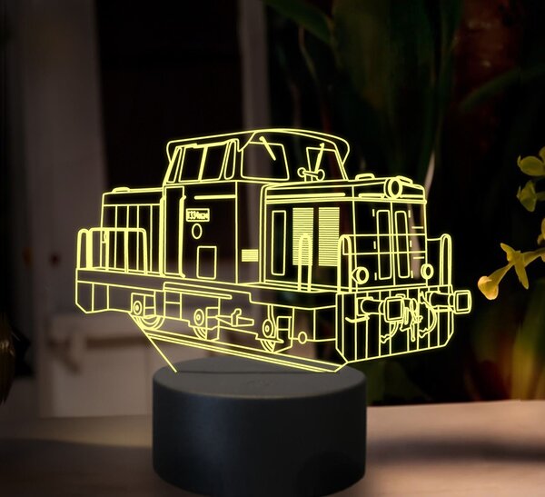 Beling 3D lampa, Motorový rušeň T334, 16 farebná SXR10