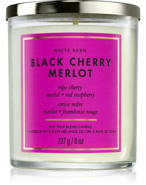Bath & Body Works Black Cherry Merlot vonná sviečka 227 g