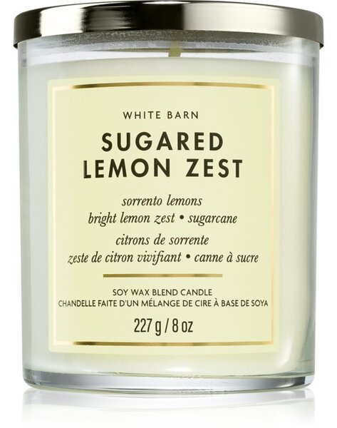 Bath & Body Works Sugared Lemon Zest vonná sviečka 227 g