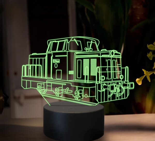 Beling 3D lampa, Motorový rušeň T334, 16 farebná SXR10