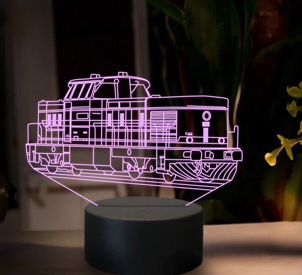 Beling 3D lampa, Motorový rušeň T444, 16 farebná SXR11