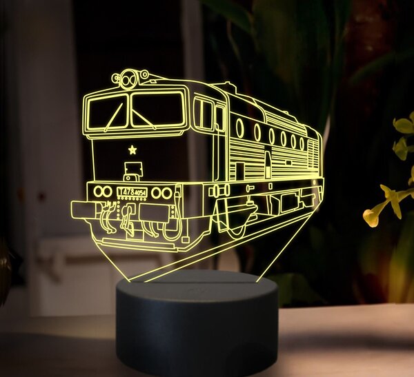 Beling 3D lampa, Motorový rušeň T478.4, 16 farebná SXR15