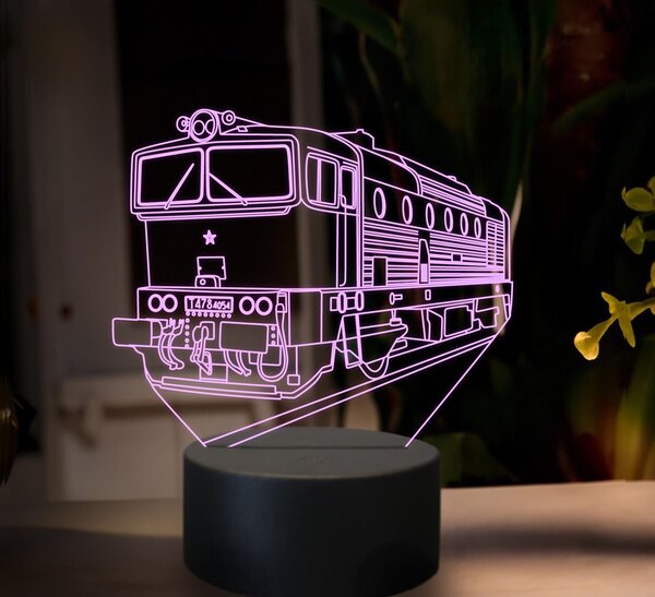 Beling 3D lampa, Motorový rušeň T478.4, 16 farebná SXR15