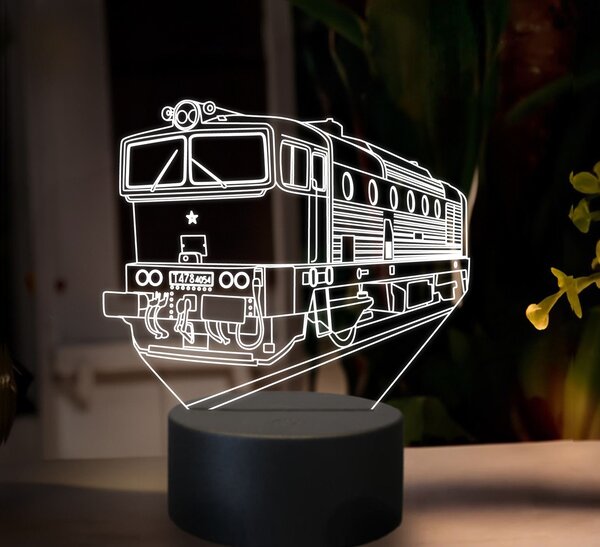 Beling 3D lampa, Motorový rušeň T478.4, 16 farebná SXR15