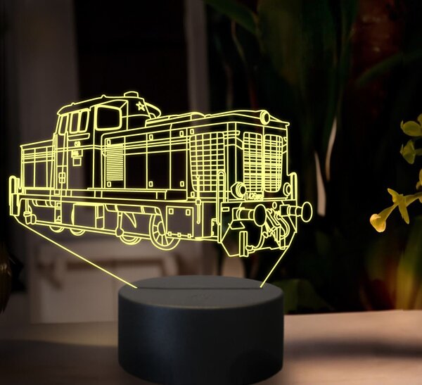 Beling 3D lampa, Motorový rušeň T426, 16 farebná SXR22