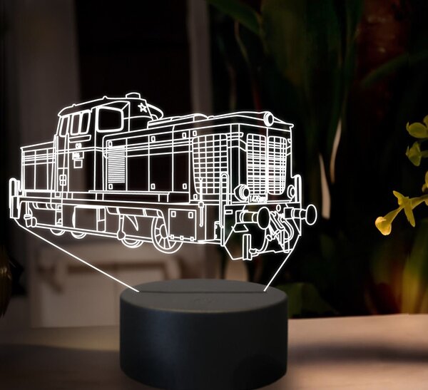 Beling 3D lampa, Motorový rušeň T426, 16 farebná SXR22