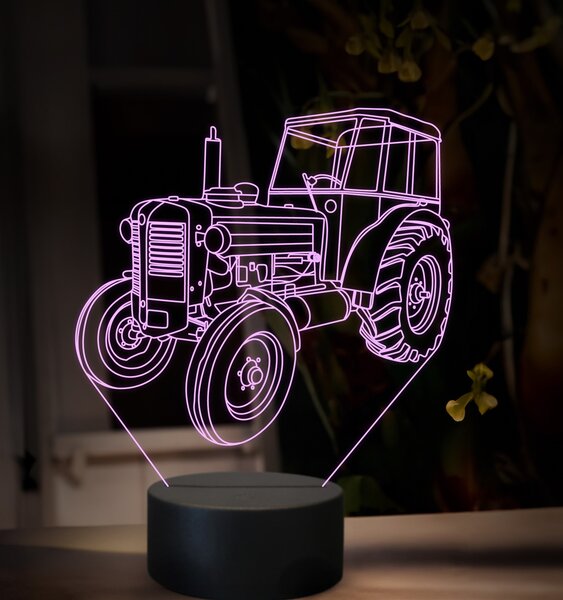 Beling 3D lampa,Zetor 50 super, 16 farebná U42