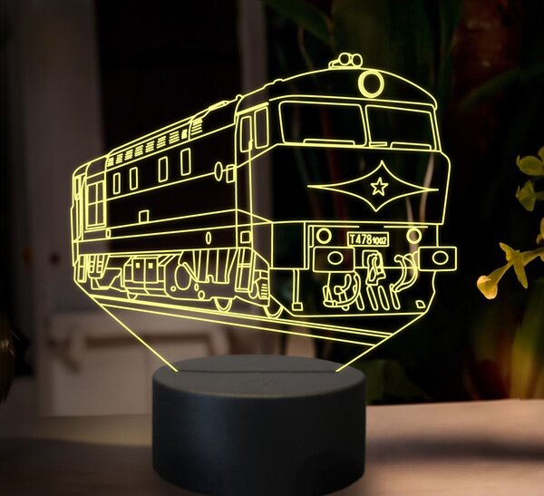 Beling 3D lampa, Motorový rušeň T478.1, 16 farebná SXR23