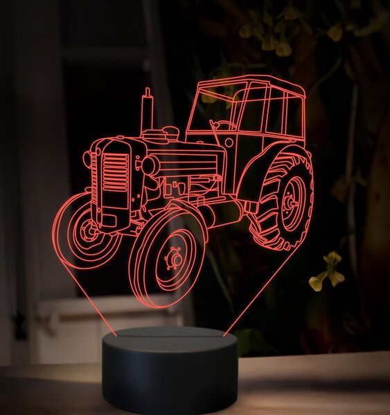 Beling 3D lampa,Zetor 50 super, 16 farebná U42