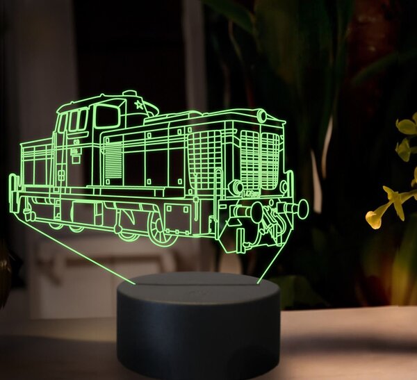 Beling 3D lampa, Motorový rušeň T426, 16 farebná SXR22