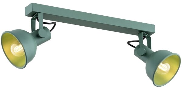 Argon 7174 - Bodové svietidlo LENORA 2xE14/7W/230V zelená