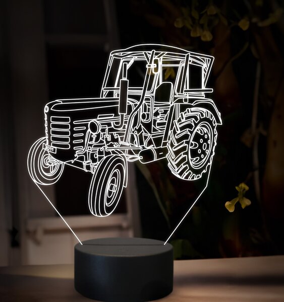 Beling 3D lampa,Zetor 3011 Major, 16 farebná U43