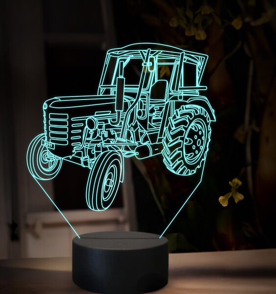 Beling 3D lampa,Zetor 3011 Major, 16 farebná U43