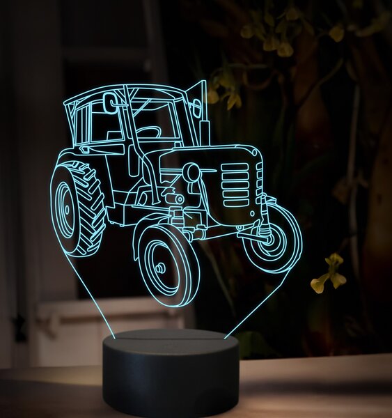 Beling 3D lampa,Zetor 4011 Major, 16 farebná U44
