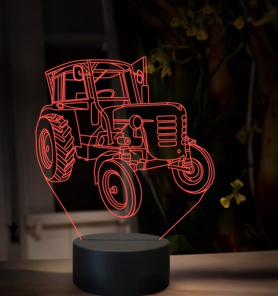 Beling 3D lampa,Zetor 4011 Major, 16 farebná U44