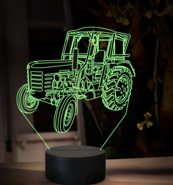 Beling 3D lampa,Zetor 3011 Major, 16 farebná U43