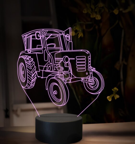 Beling 3D lampa,Zetor 4011 Major, 16 farebná U44