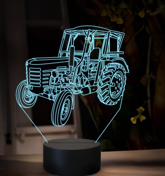 Beling 3D lampa,Zetor 3011 Major, 16 farebná U43