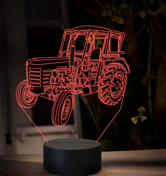 Beling 3D lampa,Zetor 3011 Major, 16 farebná U43