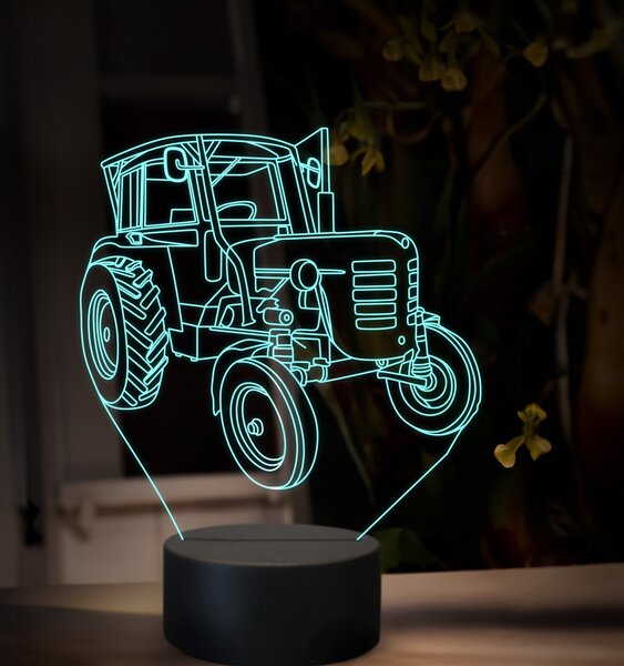 Beling 3D lampa,Zetor 4011 Major, 16 farebná U44