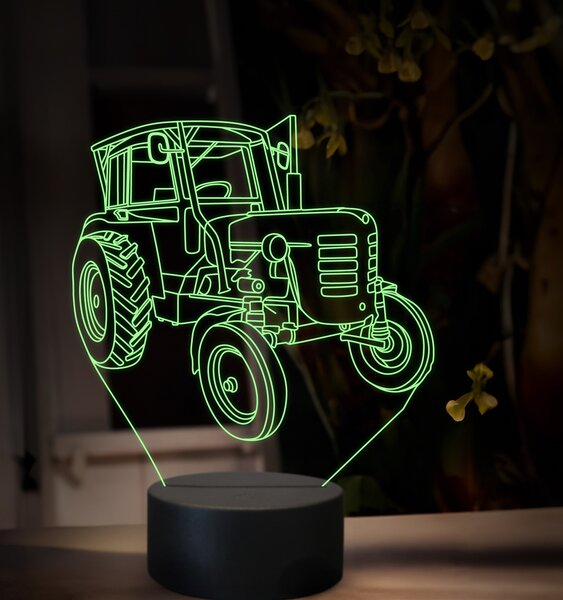 Beling 3D lampa,Zetor 4011 Major, 16 farebná U44