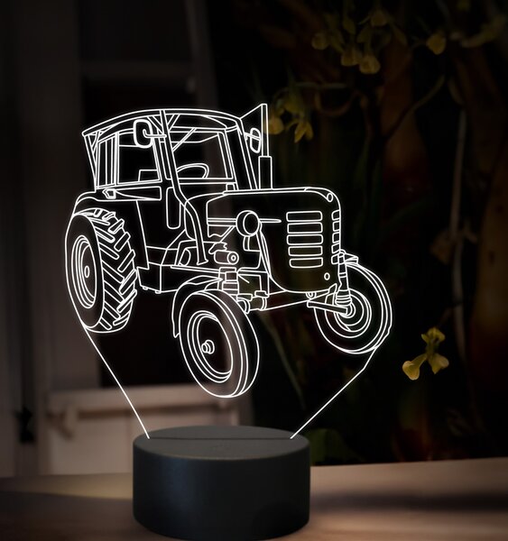 Beling 3D lampa,Zetor 4011 Major, 16 farebná U44