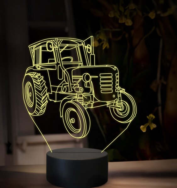 Beling 3D lampa,Zetor 4011 Major, 16 farebná U44
