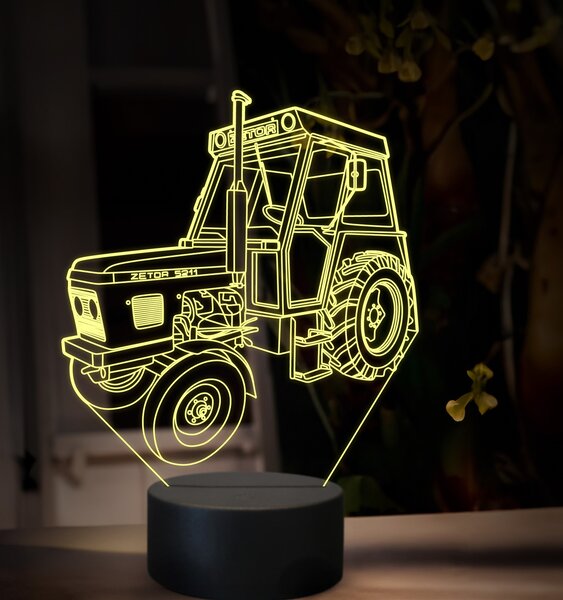 Beling 3D lampa,Zetor 5211, 16 farebná U45