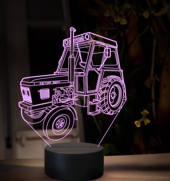 Beling 3D lampa,Zetor 5211, 16 farebná U45
