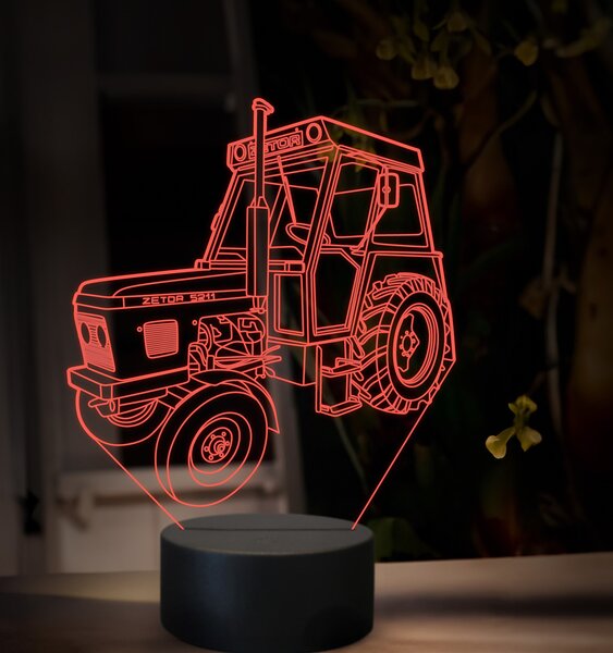 Beling 3D lampa,Zetor 5211, 16 farebná U45