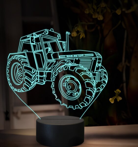 Beling 3D lampa,Zetor 16145, 16 farebná U48