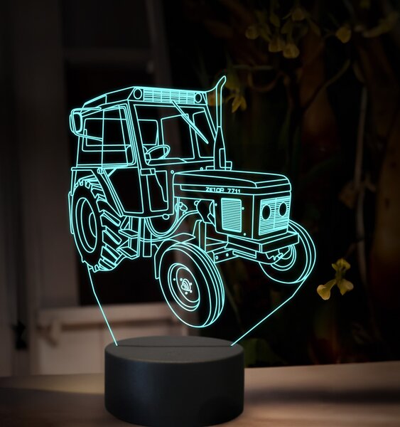 Beling 3D lampa,Zetor 7711, 16 farebná U47