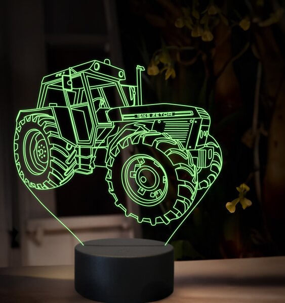 Beling 3D lampa,Zetor 16145, 16 farebná U48