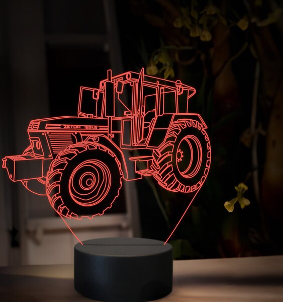 Beling 3D lampa,Zetor crystal 16245, 16 farebná U49