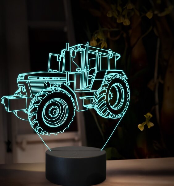 Beling 3D lampa,Zetor crystal 16245, 16 farebná U49