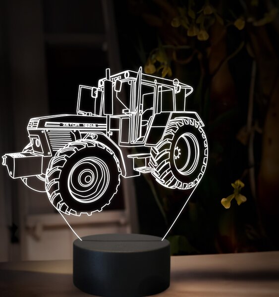 Beling 3D lampa,Zetor crystal 16245, 16 farebná U49