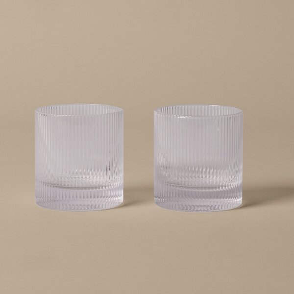 Poháre Ripple Tumbler Clear – set 2 ks