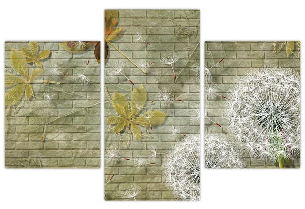 Obraz - Púpavy unášané vetrom (90x60 cm)