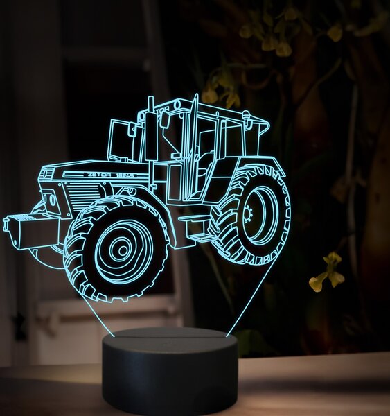 Beling 3D lampa,Zetor crystal 16245, 16 farebná U49