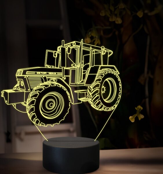 Beling 3D lampa,Zetor crystal 16245, 16 farebná U49