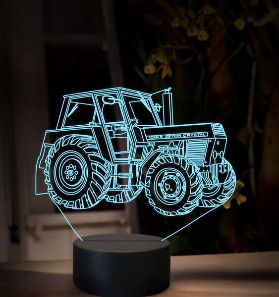 Beling 3D lampa,Zetor crystal 10045 ,16 farebná U52