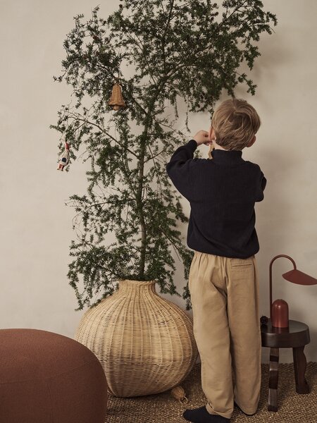 Vianočné ozdoby z ratanu Bell Baubles – set 3 ks