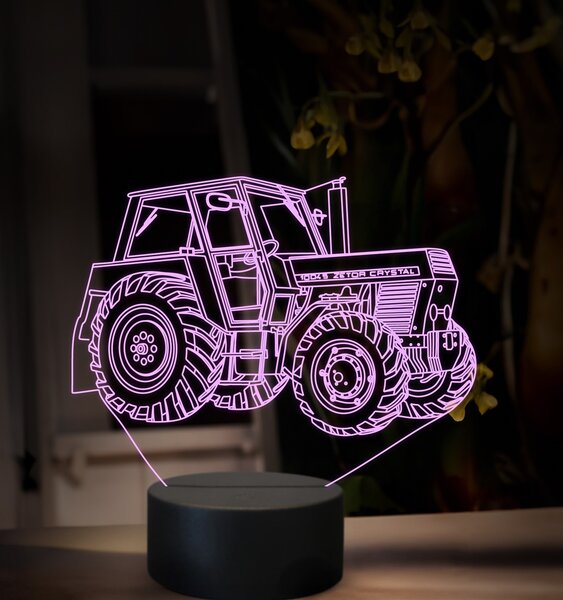 Beling 3D lampa,Zetor crystal 10045 ,16 farebná U52
