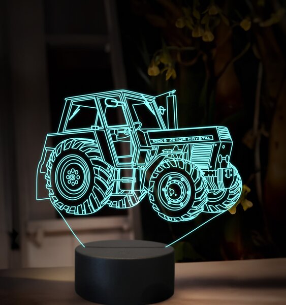 Beling 3D lampa,Zetor crystal 10045 ,16 farebná U52