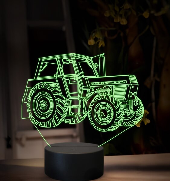 Beling 3D lampa,Zetor crystal 10045 ,16 farebná U52