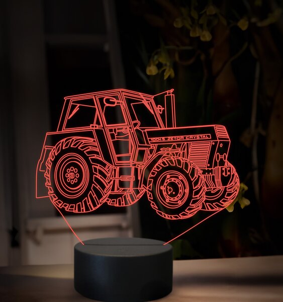 Beling 3D lampa,Zetor crystal 10045 ,16 farebná U52